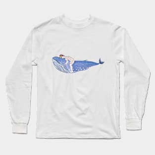 Blue whale Long Sleeve T-Shirt